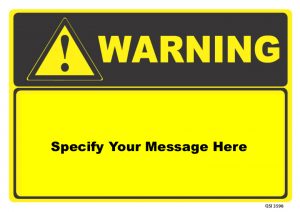 warning sign template