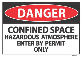 danger confined space hazardous atmosphere