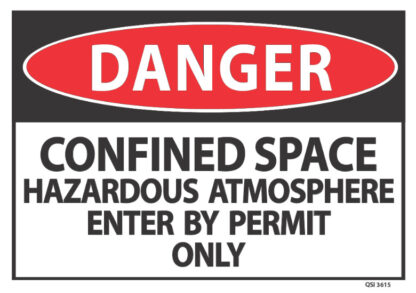 danger confined space hazardous atmosphere