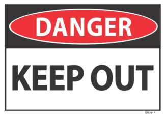 danger keep out