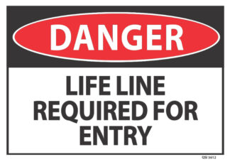 danger life line required