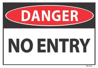 danger no entry