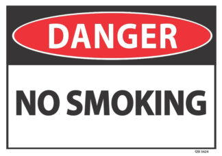danger no smoking