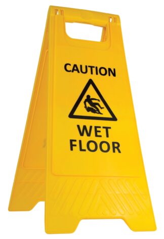 caution wet floor a frame
