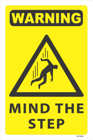warning mind the step