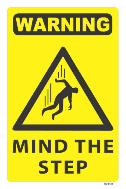 warning mind the step