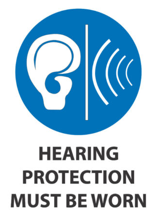 hearing protection must be worn 2