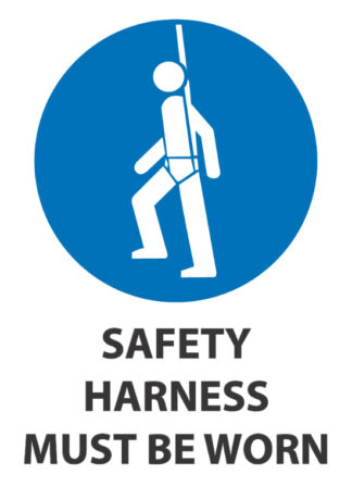 safety harness must be worn