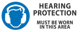 hearing protection must be worn in this area