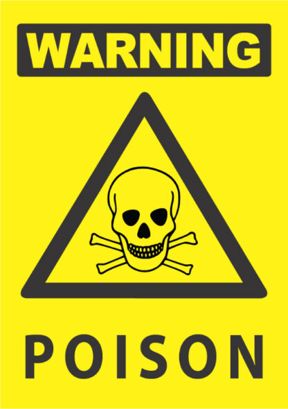 warning poison