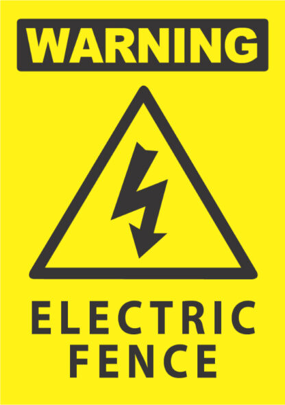 warning electric fence