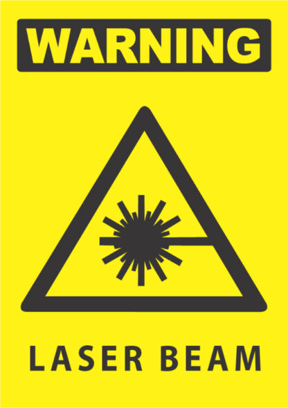 warning laser beam