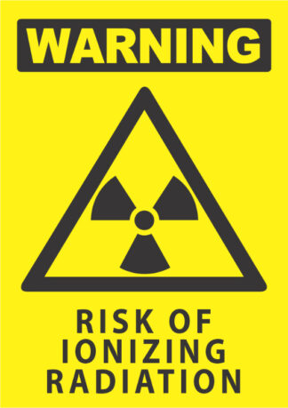 warning risk of ionizing radiation
