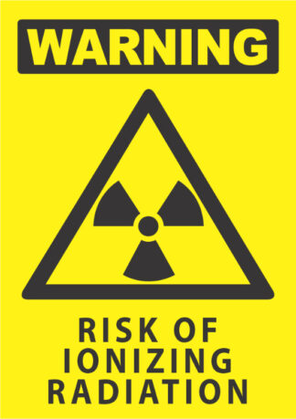 warning risk of ionizing radiation