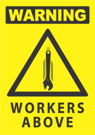 warning workers above
