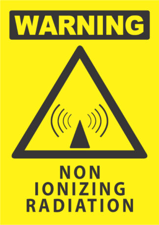 warning non ionizing radiation