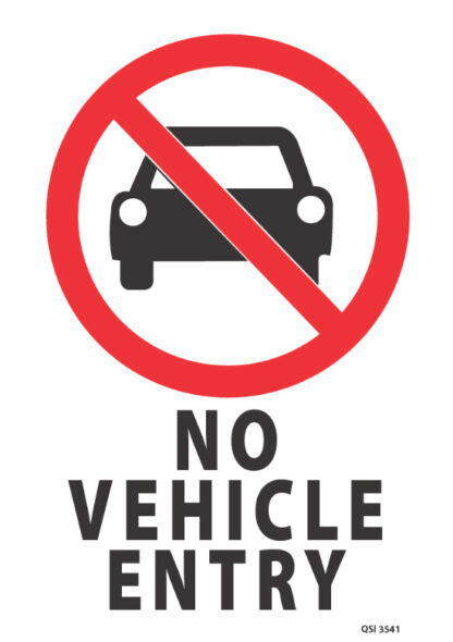 No Vehicle Entry