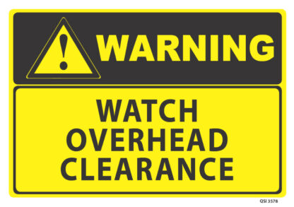 warning watch overhead clearance