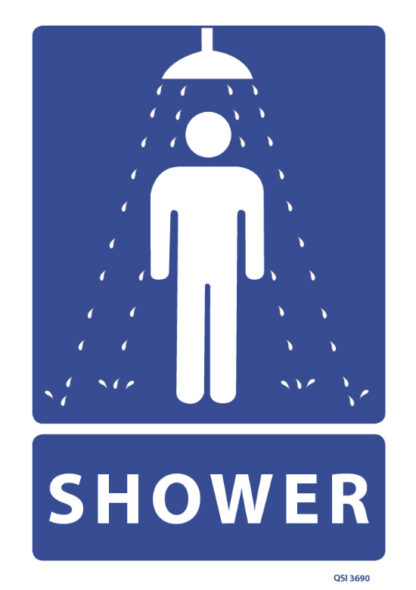 Shower Sign