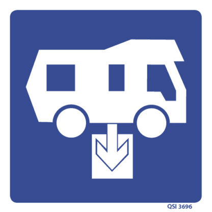 Camper Van Effluent Disposal Sign