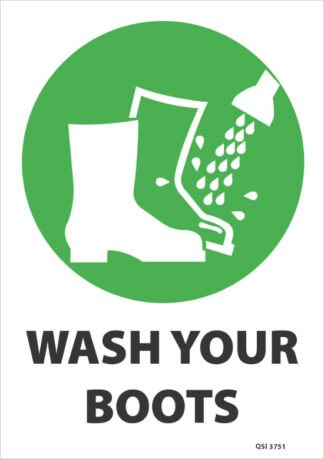 Wash Your Boots Green