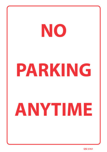 No Parking Anytime