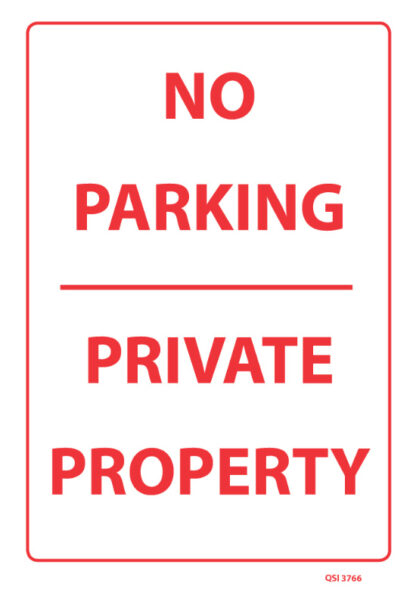 No Parking Private Property
