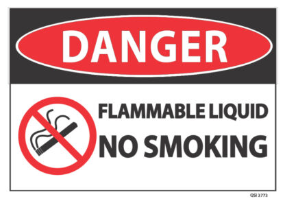 Flammable liquid No Smoking