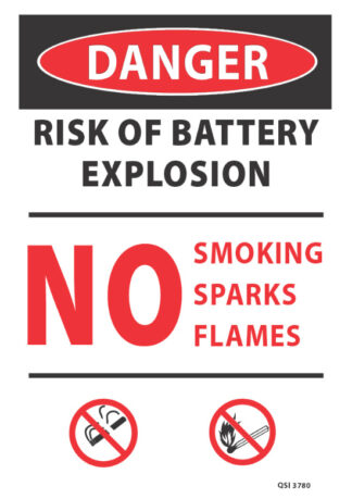 Danger Risk Of Battery Explosion