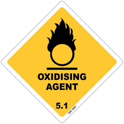 Oxidising Agent 5.1 250mm x 250mm