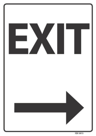 Exit Arrow Right Black