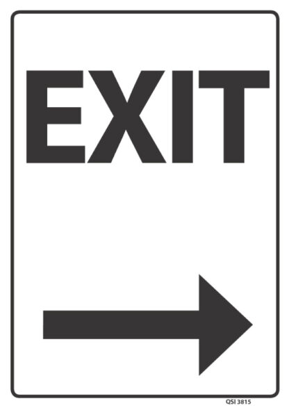 Exit Arrow Right Black