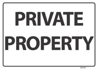 Private Property Black