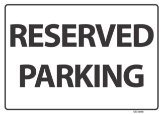Reserved Parking