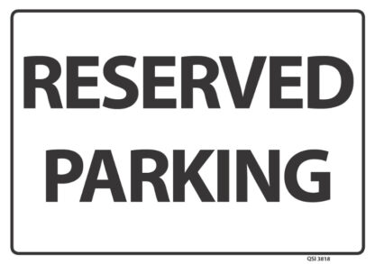 Reserved Parking
