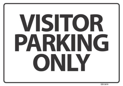 Visitor Parking Only