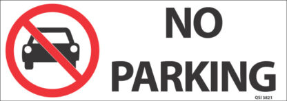 No Parking 340mm x 120mm