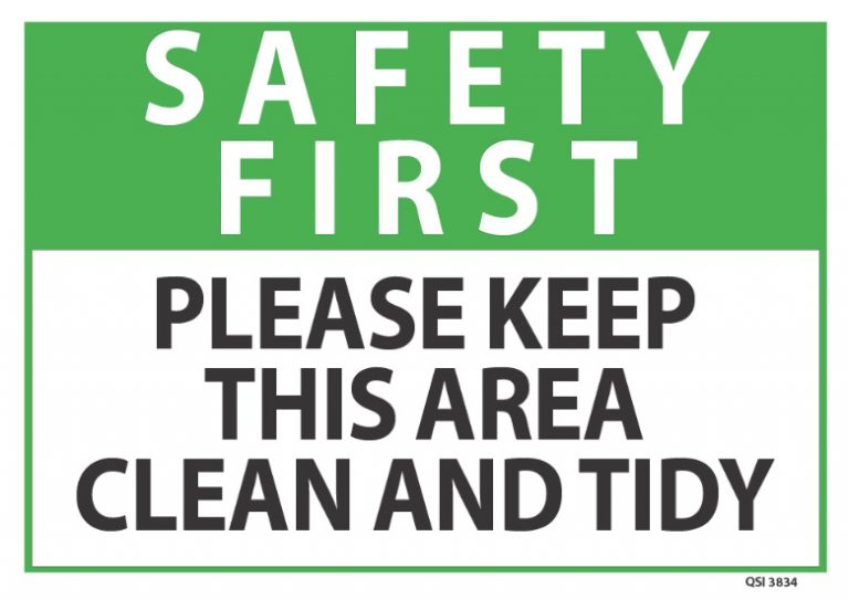 Housekeeping Signs Industrial Signs