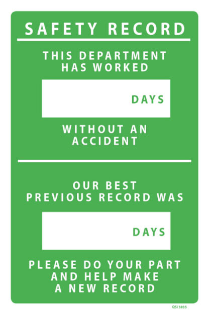 Safety Record Department