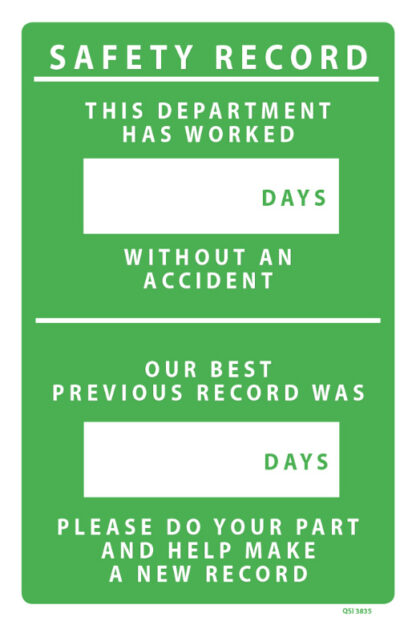Safety Record Department