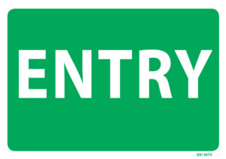 Large Entry Sign