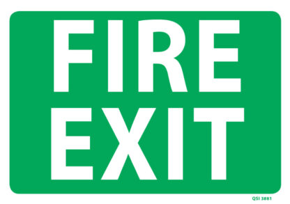 Large fire Exit Sign