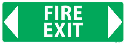 Fire Exit Arrow Both Ways