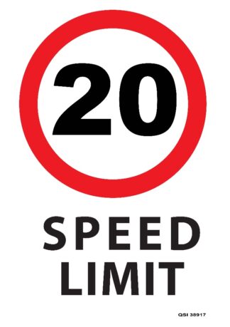 20KMPH Speed Limit Sign