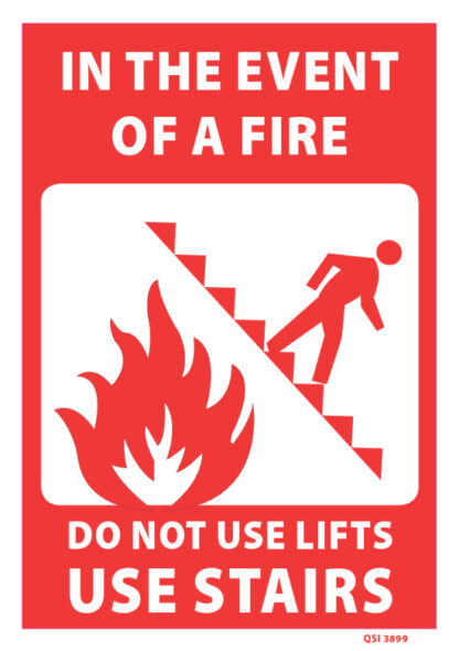 in the event of a fire