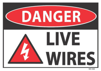 Danger Live Wires