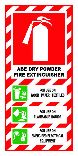 ABE dry powder fire extinguisher