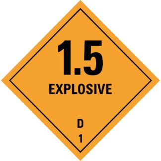 EXPLOSIVE Class 1.5