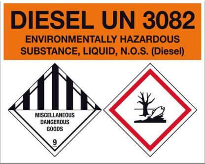 Diesel Environmentally Hazardous UN3082