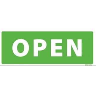 Open Closed Double Sided Sign